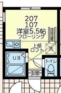 ユナイト戸部リフレクション【1階】の間取り