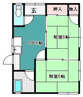 群馬県桐生市宮本町4【一戸建】の間取り