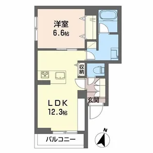 新潟県新潟市中央区学校町通3番町【マンション】の間取り