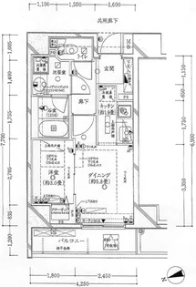 プリムローズ駒込【5階】の間取り