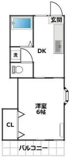 ネスト新代田【2階】の間取り