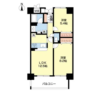 ウィンベル我孫子【8階】の間取り