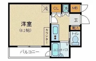 東京都中央区月島3【マンション】の間取り