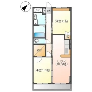 ニコ泉【1階】の間取り