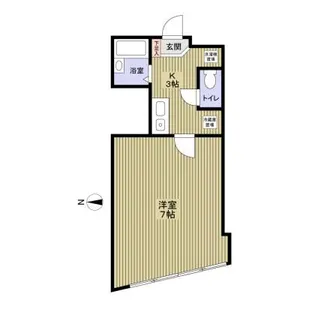 ウッドブリッジビル【3階】の間取り