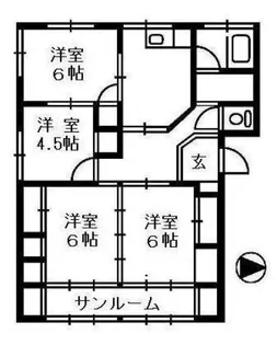 第2コーポユーカリ【1階】の間取り
