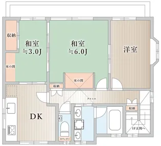 メゾン鎌倉【2階】の間取り