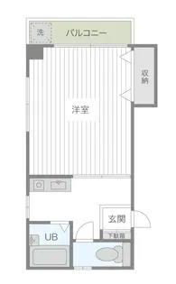 サウス194【2階】の間取り