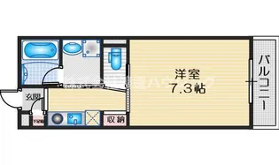 ロイヤルコート千里山【3階】の間取り