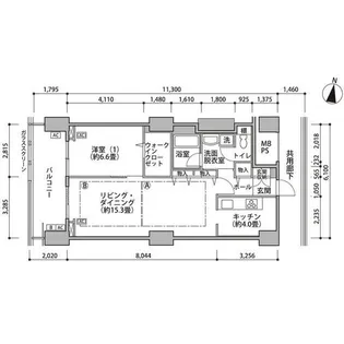 東雲キャナルコートCODAN16号棟【3階】の間取り