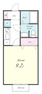 ワイズコート【1階】の間取り