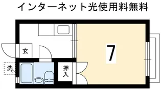 ウッディハウス【1階】の間取り
