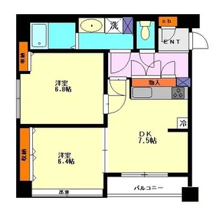 akira quattro【9階】の間取り