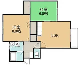 ハウス太郎【2階】の間取り