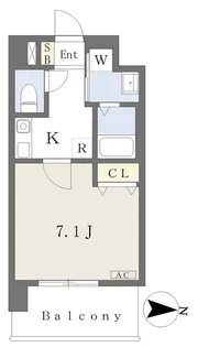 アルバ大須【9階】の間取り