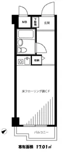 パレ・ドール石川台【2階】の間取り