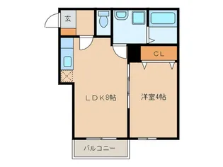 ジュネス下山門【3階】の間取り
