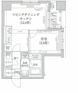 アイルプレミアム東向島【4階】の間取り