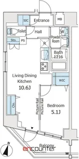 アイル王子ノルド【10階】の間取り