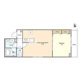 Espace等々力【2階】の間取り