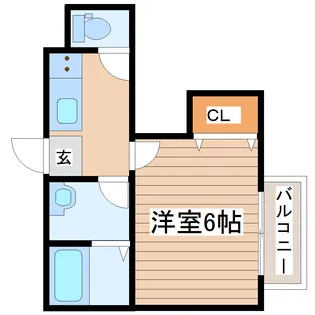 Azul保春院【1階】の間取り