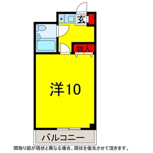 ホーリーグランド稲毛山王【1階】の間取り