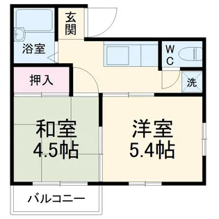神奈川県川崎市高津区下作延1【アパート】の間取り