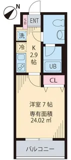 モンターリーブル美幸I【2階】の間取り