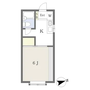 ジュネパレス島I【2階】の間取り