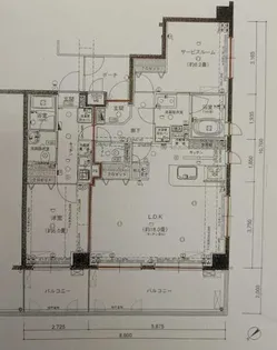 ロワール横濱反町【2階】の間取り
