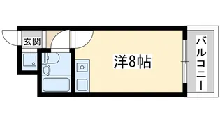 ミフネセントラルベア東三国【6階】の間取り