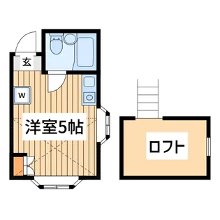 ハイムリバーB棟【2階】の間取り