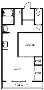 佐々木ビル【4階】の間取り