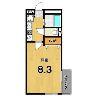 一条シンフォニー【1階】の間取り