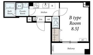 Thalassicus【4階】の間取り