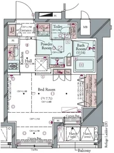 コンシェリア浜松町 <TOKYO PREMIUM>【4階】の間取り