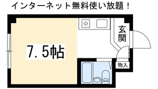 嘉門ハイツ【2階】の間取り