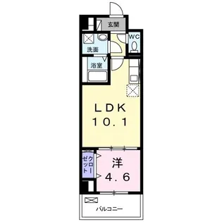 桂川サン・ライフ【2階】の間取り