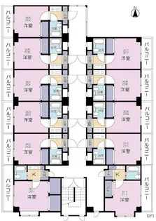 ラポール南浦和【3階】の間取り