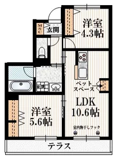 ルピナス【1階】の間取り