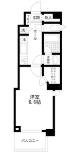 フルグラール池袋【5階】の間取り