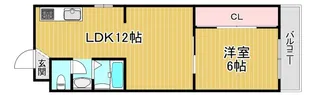 マンション清寿苑【3階】の間取り