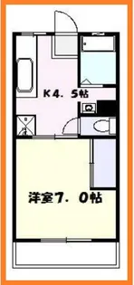 伏見ハイツA【2階】の間取り