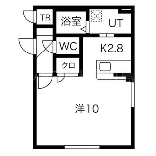 ラフォーレ学園前【1階】の間取り