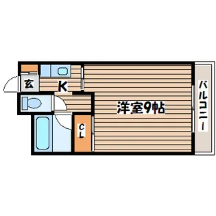 メリファ春日【4階】の間取り