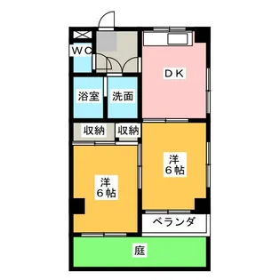 グランディール銭座【1階】の間取り