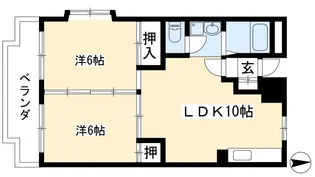 カサグランデ雅【3階】の間取り