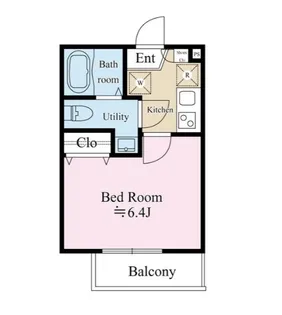 テラス戸越公園【1階】の間取り