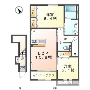 A-wave八王子【2階】の間取り