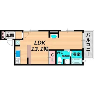 クロスレジデンシア【3階】の間取り